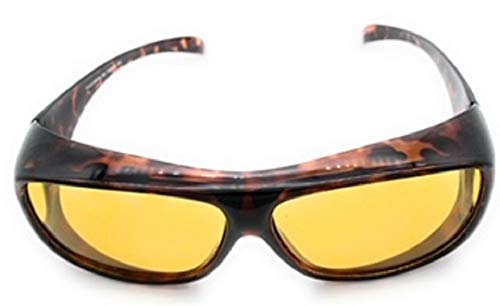 Polarized Night Driving Fit Over Wear Over Reading Reader Glasses Sunglasses- Size Large