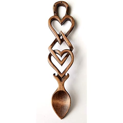 Diamonds are Forever Welsh Love Spoons - Handcarved in Wales Cover