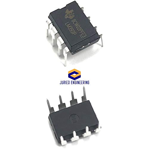 Juried Engineering Lm393P Lm393 Ic Dual Differential Comparator & 8-Pin Dip Sockets With Machined Contact Pins Breadboard-Friendly (Pack Of 5) #TOP5