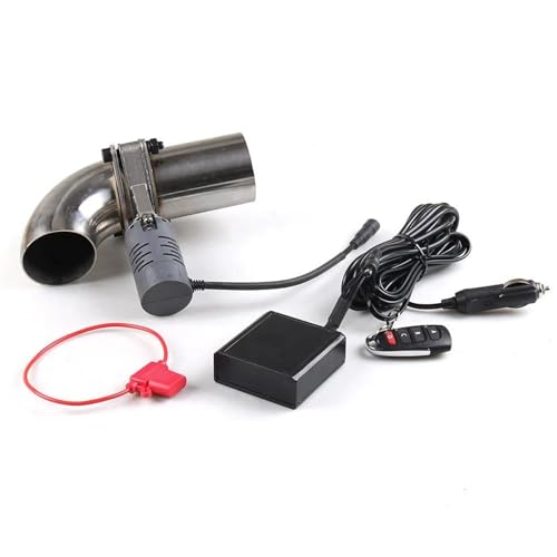 Válvula de escape de 3 pulgadas con sistema de corte eléctrico y mando a distancia