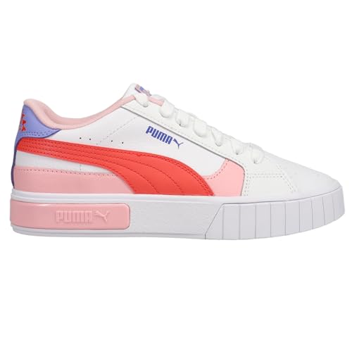 PUMA Kids Girls Cali Star Rainbow Sunset Lace Up Sneakers Shoes Casual - White