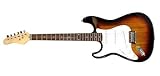 Zenison Right Handed Electric Guitar Sunburst Southpaw Triple Pickups 3