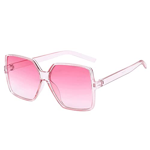 Solares Hombre, Toy Gafas de sol polarizadas para mujer, gafas de sol de marco grande para mujer, gafas de sol cuadradas de moda (F)