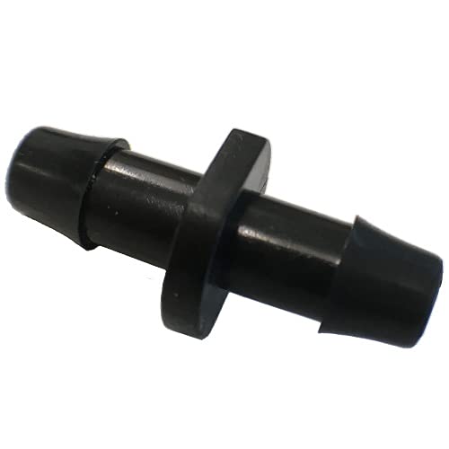 Grow Insane 100 x Barbed Connectors for 4mm/7mm Tube Drip Irrigation Watering System