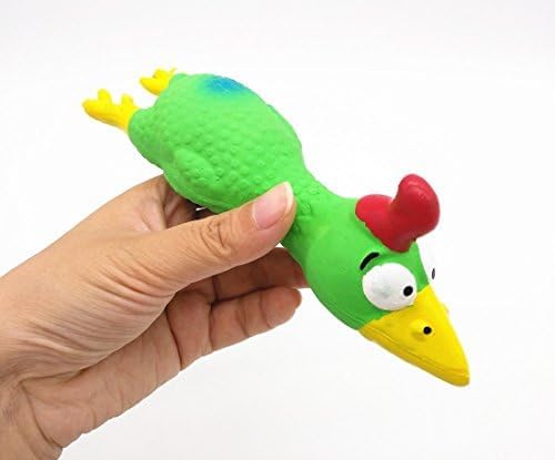 Miniatura 4 de 4 juguetes chirriantes de látex seguros para perros, 6.6 pulgadas de largo, suave, masticable, molar, pequeño, de goma, para cachorros, perros