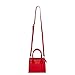 Small crossbody tote bags for women faux leather cute clutch mini purses and handbags (Red)
