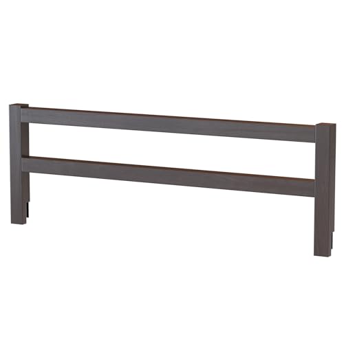 Image of CC KITS Safety Guard Rail for Baby, Kids, and Children - Solid Wood Safety Bed Rail for Toddlers - Easy Installation - Premium Protection for Bunk, Twin, Full, Queen and King Size Beds - (Espresso)