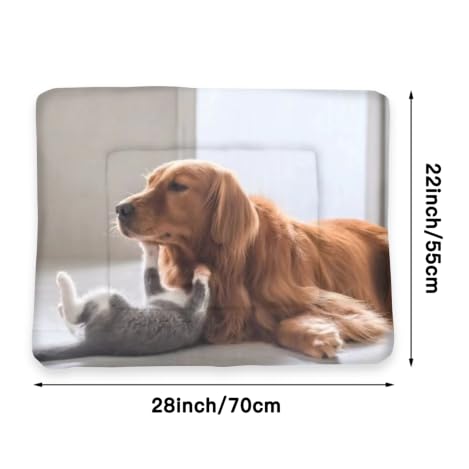 Customize Your Pattern Dog Thermal mat (22 * 28in) self-Heating pet mat Super Soft hot Dog pad Washable Non-Slip self-Heating cat pad