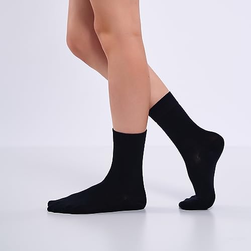 3 Pairs for Womens%98 Cotton Casual Crew Midcalf Socks Pastel Colors Soft Comfortable Dress Hosiery4