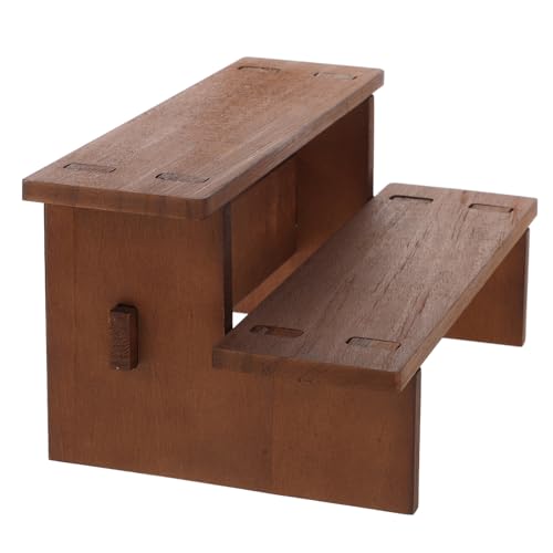 WATIIFUFU Vitrina de Madera Maciza para...