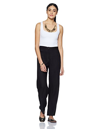 Image of global desi Women's Regular Fit Rayon Pant