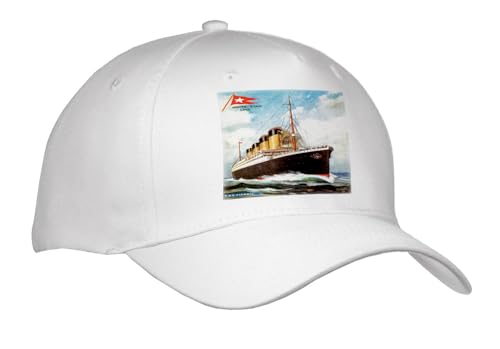 Youth Baseball Cap - Vintage White Star Line S.S. Titanic BLN Vintage Ocean Liners Advertising Posters