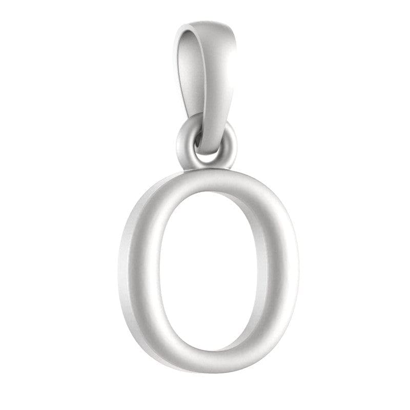 92.5% Pure Sterling Silver Precious Name Alphabet Pendant For Kids And Girls - kd_o_8037