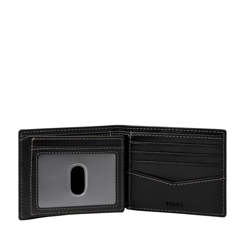 Fossil Men's Ryan RFID-Blocking Leather Bifold Wallet with Flip ID Window for Men2