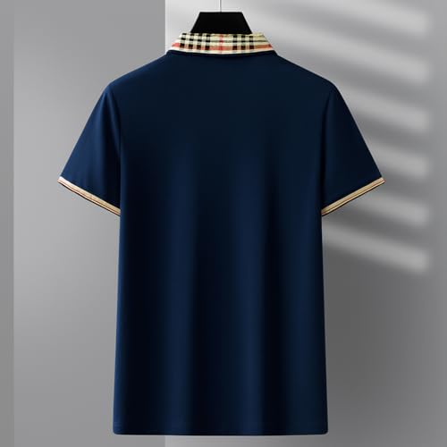 Image of TAGAS Mens Polo T-Shirt || Men's Color Block Polo Tshirt | Short Sleeve Casual Pullover with Collar |Casual Wear for Men | Mens Regular FIT T-Shirts