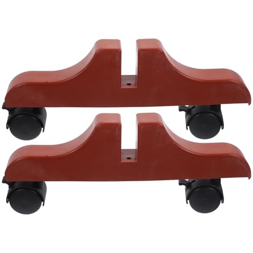 EXAOMBLE 2個 スクリーンディバイダーローラー プラスチック製滑輪底座 間仕切りスタンド パーテーション固定足 ルームディバイダースタビラ