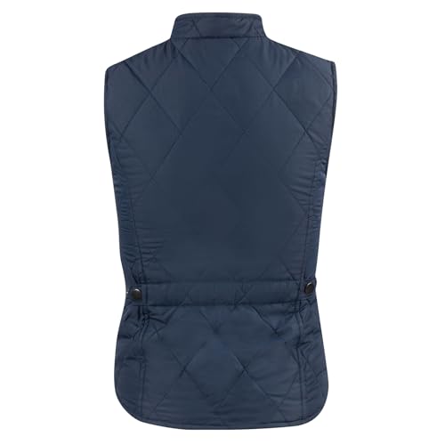 HORZE Kid's Unisex Quilted Softshell Lightweight Windproof Equestrian Riding Vest | Size Chart in Image4