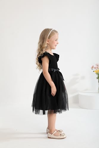 image for Sinhoon Toddler Girl Tulle Dress Summer Ruffle Sleeveless Baby Girl Fa