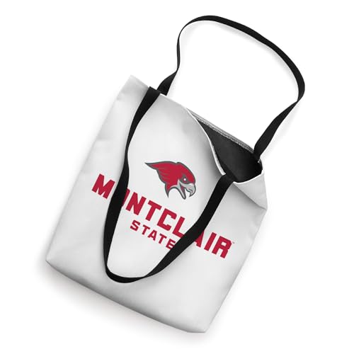 Montclair State University Red Hawks Stacked Logo Tote Bag miniatura 2