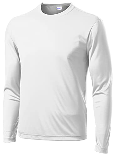 Men's Long Sleeve Moisture Wicking Athletic Shirts