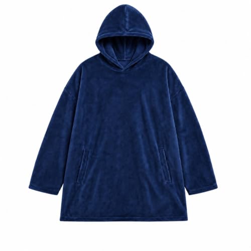 Gaexia Womens Fleece Oversized Hooded Sweatshirt, Soft Lounger Sweatshirts - image 2