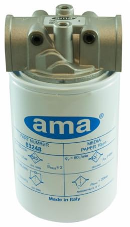 Hydraulic Filter Spin-ON with 3/4 25 Micron Screw Cartridge from Ama - Image 3