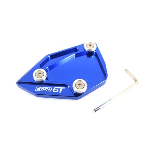Extension béquille latérale aluminium C650GT résout l'enfoncement béquille moto