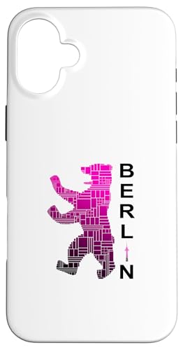 I Love Berlin - Berlin Bear - ���y�Y �x������ �X�}�z�P�[�X iPhone 16 Plus �p