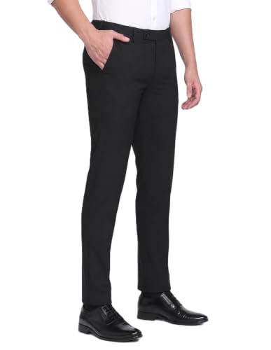 Image of Men's Slim Fit Formal Trousers | Office & Business Wear Pants For Men