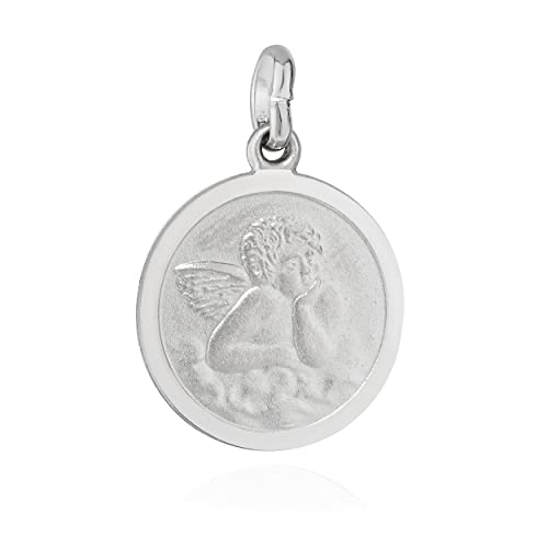 Pendentif ange gardien en argent pour un cadeau de baptême ou de communion inoubliable
