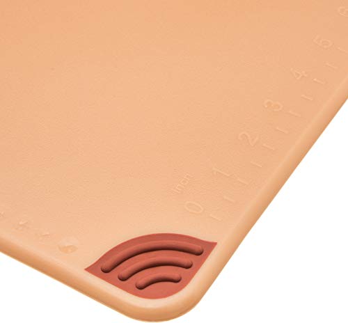 San Jamar Saf-T-Grip Plastic Cutting Board With Safety Hook, 12" x 18" x 0.5", Assorted Colors, (Set of 6) - Image 5