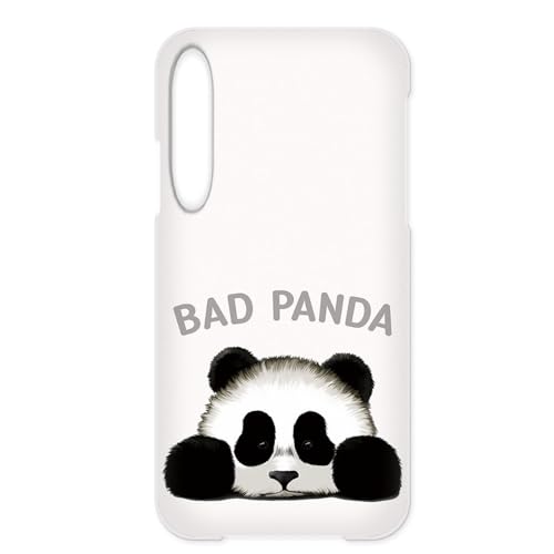 Xperia 1 ll 用 SO-51A SOG01 対応 エクスペリア1llのカバー ハードケース ケータイ スマホケース ぱんだ アニマル パロディ ホワイト h155a01