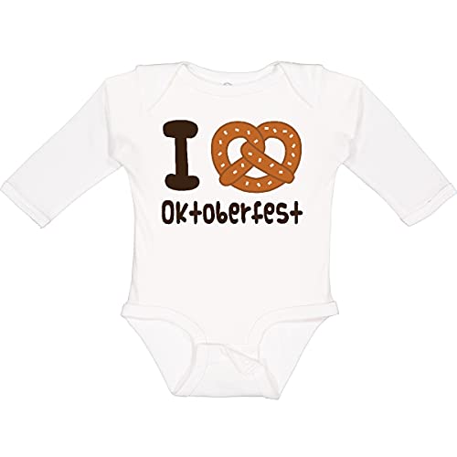 inktastic I Love Oktoberfest Long Sleeve Creeper