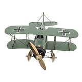 lolippyy aeroplano in metallo vintage per decorazione da scrivania retro in per appassionati e ufficio idea regalo unica e versatile e studio