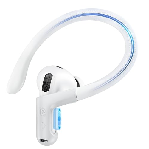 Gcioii Memory Titanium Alloy Ear Hooks for AirPods Pro 3/Pro 2/Pro 1 & AirPods 3,Anti-Slip Sport...