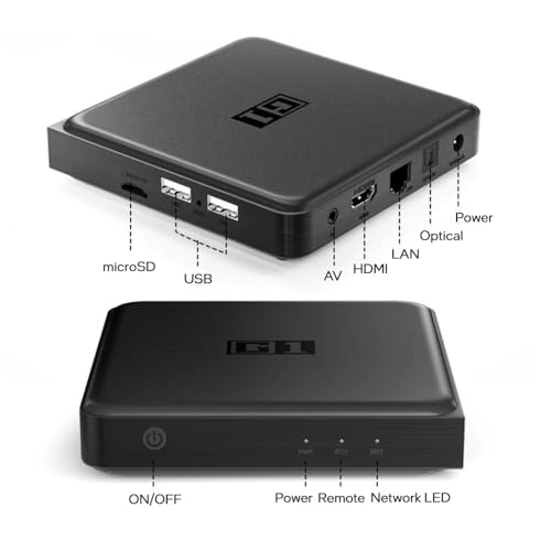Android TV Box G1 4K HDR Smart Streaming Player | 4GB RAM WiFi 6 LAN | Chromecast | Netflix | Prime Video | Disney+ - Afbeelding 3