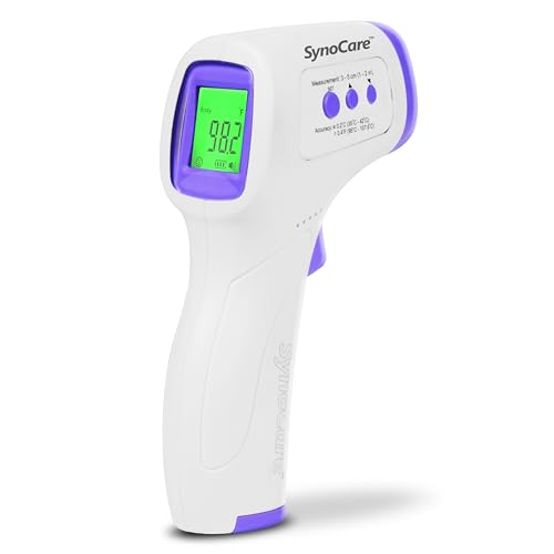 Image of Digital Infrared Thermometer for Fever - Non-Contact, Quick Read Infrared Thermometer Temperature Gun for Adults & Children, Accurate Digital Thermometer & Easy to Use (Battery Included)
