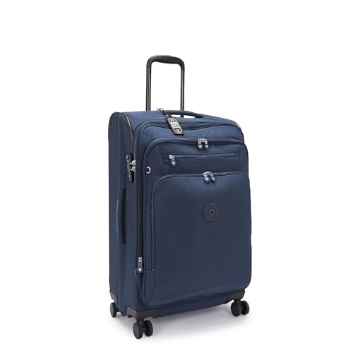 Kipling New YOURI Spin M Medium Expandable Spinner, Upright, Blue Bleu 2, One Size, NEW YOURI SPIN M4
