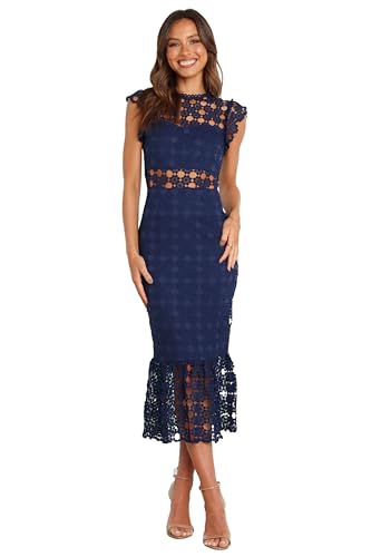 Petal & Pup Lauren Dress - Navy 10