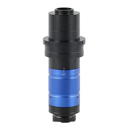 Microscope 300X 450X 600X Digital Monocular Continuous Zoom C-Mount Lens Microscope Camera(450X)