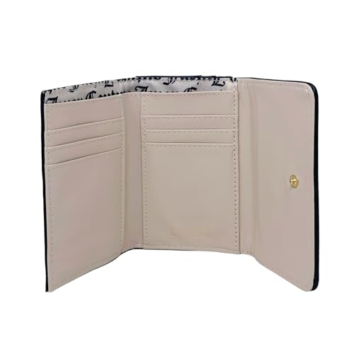 Juicy Couture Double Sided Trifold Wallet (Liquorice Heart Quilt), 13JCCECJC3