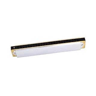 KMDSM Harmonica, 24 Trou Polyphony adulte Jouer Suite Piano, 12 Combinaison principaux paquets (Color : A) – Image 3