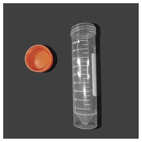 Tube de centrifugeuse gradué 50 ml en lot de 25 pièces pour stockage