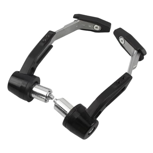 Protège mains guidon moto aluminium ivoire évite la casse des leviers motocross