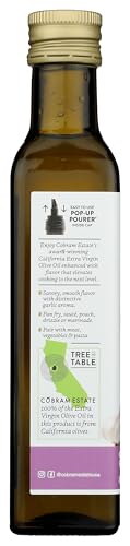 Image of Cobram Estate Garlic Artisan Collection Flavored extra virgin Olive Oil - Low-Fodmap Diet Friendly, First Cold Pressed 100% California Extra Virgin Olive Oil - Bright & Flavorful, Non-GMO (250mL)