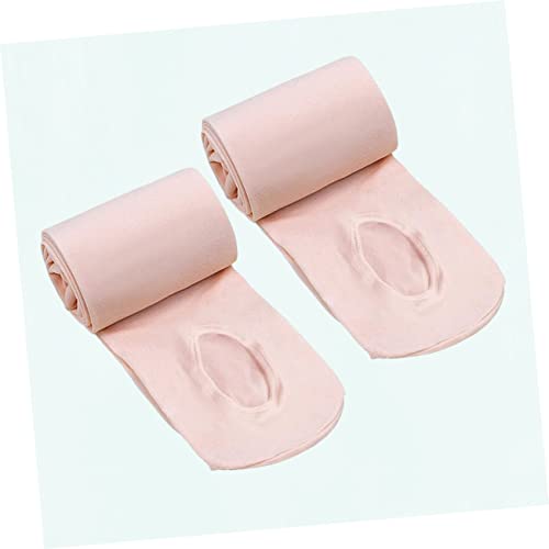CLISPEED 2 Pares Meia-calça De Balé Meias De Meninas Dança Com Pés Calça Apertada Quente Meia-calça