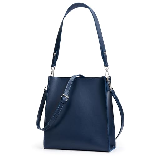 KALIDI Handtasche Damen Mittelgroß Veganes Leder Crossbody Bag Damen Umhängetasche mit Verstellbarem Gurt Tote Bag für Schule Büro Arbeit Reisen Ausflug Einkauf KALIDI Handtasche Damen Mittelgroß Veganes Leder Crossbody Bag Damen Umhängetasche mit Verstellbarem Gurt Tote Bag für Schule Büro Arbeit Reisen Ausflug Einkauf