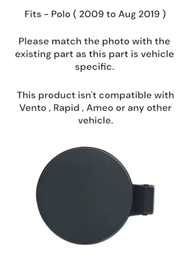 Image of Auto-Ex Fuel Diesel Petrol Gas Filler Door Tank Body Lid Cap Cover Compatible /Replacement for Polo (2009 to Aug 2019)