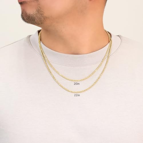 Nuragold NG14YRPH016-16 14K Yellow Gold 2Mm Rope Chain Diamond Cut Necklace thumb #1