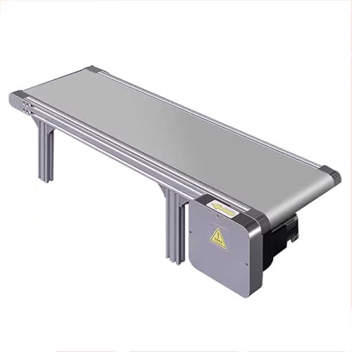 Cinta transportadora modular de aluminio con velocidad regulable 2